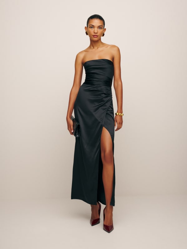 Barrow Silk Dress - Black